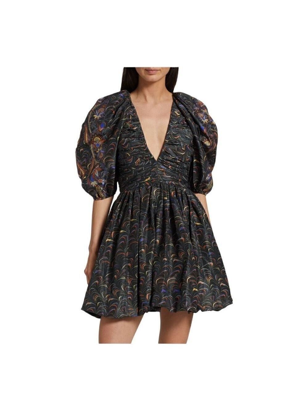 ULLA Johnson Gwen Printed Minidress Size 10 NWT - Picture 2 of 9